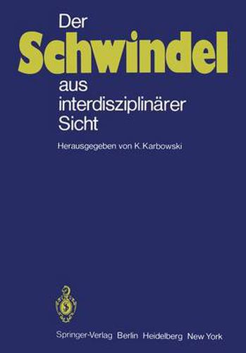 Cover image for Der Schwindel Aus Interdisziplinarer Sicht