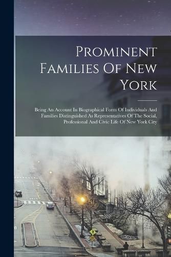 Cover image for Prominent Families Of New York