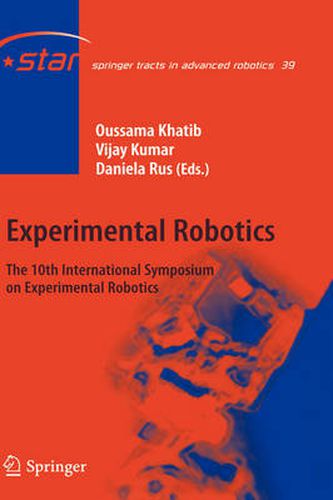 Cover image for Experimental Robotics: The 10th International Symposium on Experimental Robotics