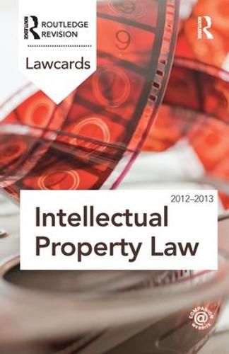Cover image for Intellectual Property Lawcards 2012-2013