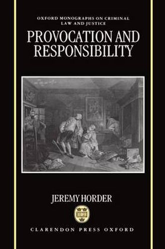 Cover image for Provocation and Responsibility