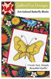 Cover image for Zen-Sational Butterfly Blocks Quilt Pattern