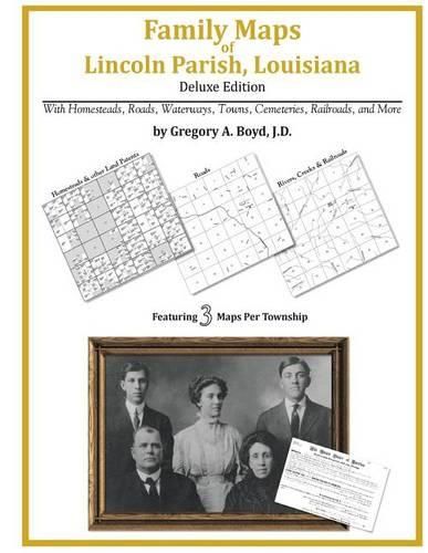 Cover image for Family Maps of Lincoln Parish, Louisiana