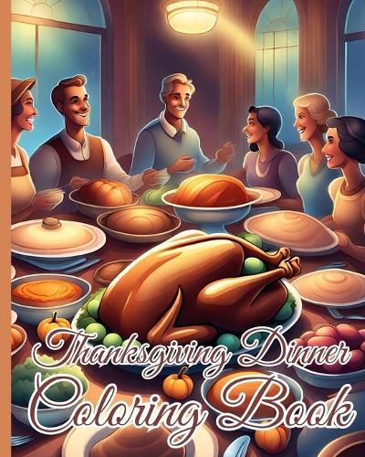 Thanksgiving Dinner Coloring Book