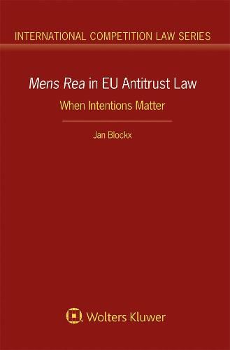 Cover image for Mens Rea in EU Antitrust Law