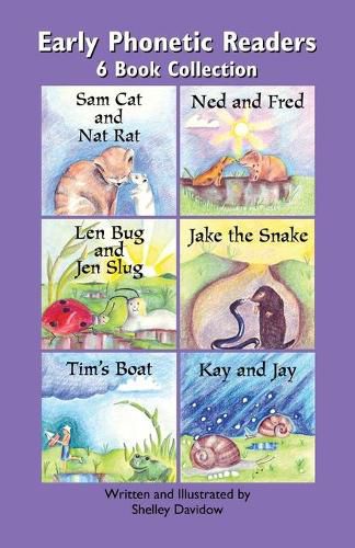 Early Phonetic Readers: 6 Book Collection