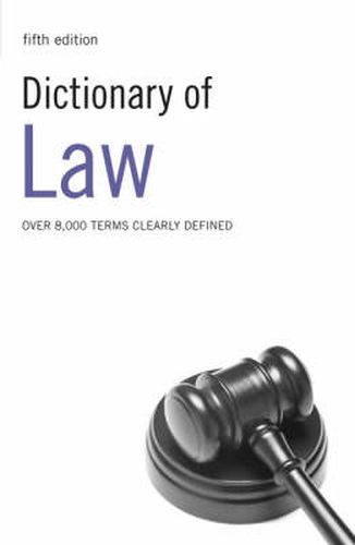 Cover image for Dictionary of Law
