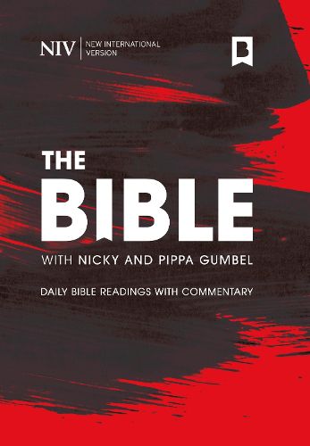 Cover image for NIV Bible in One Year with Commentary by Nicky and Pippa Gumbel