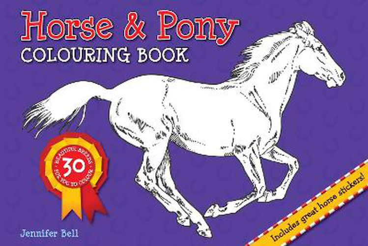 Cover image for Horse and Pony Colouring Book