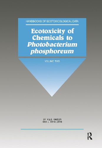 Cover image for Ecotoxicity of Chemicals to Photobacterium Phosphoreum
