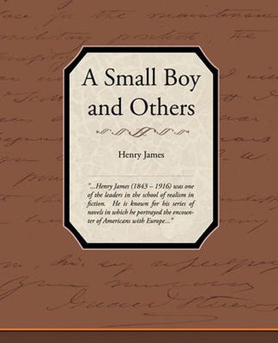 Cover image for A Small Boy and Others