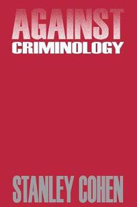 Cover image for Against Criminology
