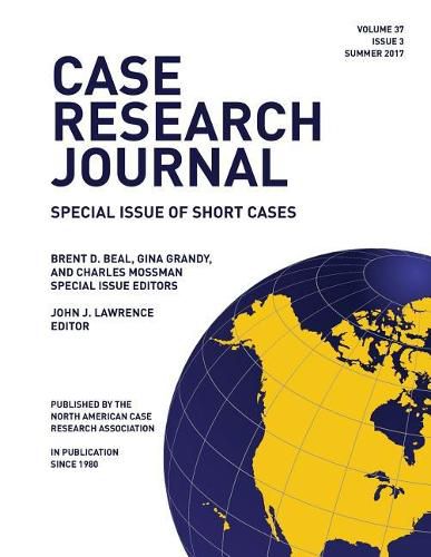 Cover image for Case Research Journal, 37(3): Outstanding Teaching Cases Grounded in Research