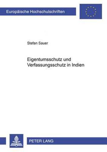 Cover image for Eigentumsschutz Und Verfassungsstruktur in Indien