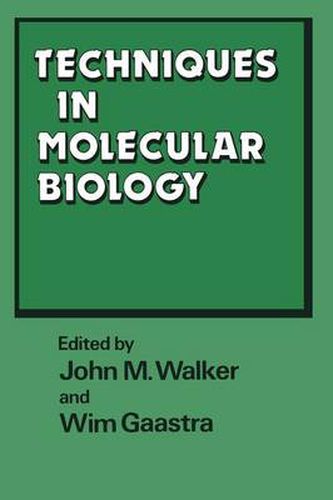 Cover image for Techniques in Molecular Biology: Volume 2