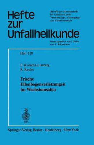 Cover image for Frische Ellenbogenverletzungen im Wachstumsalter