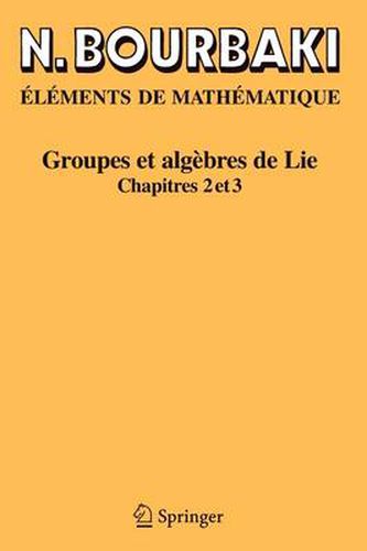 Cover image for Groupes ET Algebres De Lie: Chapitre 9