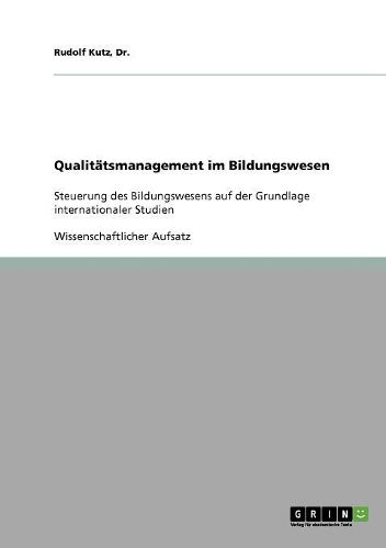 Cover image for Qualitatsmanagement Im Bildungswesen