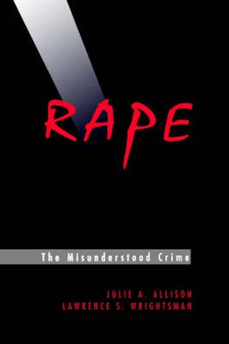 Cover image for Rape: The Misunderstood Crime: The Misunderstood Crime