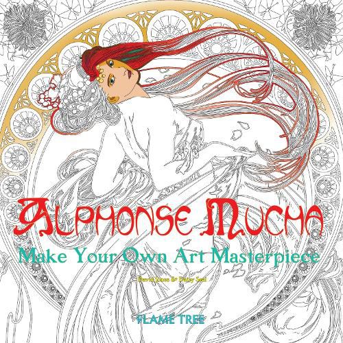 Cover image for Alphonse Mucha (Art Colouring Book): Make Your Own Art Masterpiece