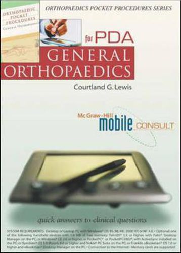 Cover image for General Orthopaedics for PDA