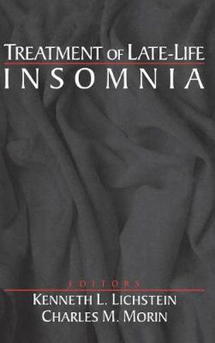 Cover image for Treatment of Late-life Insomnia