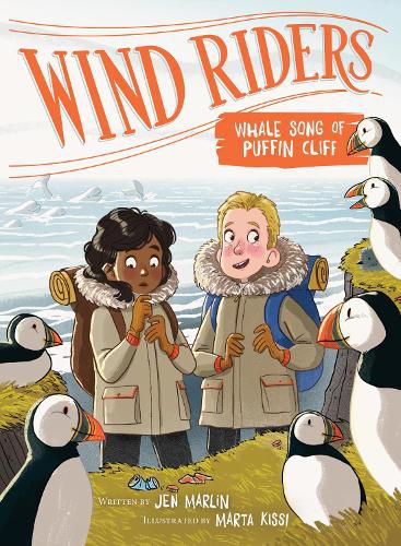 Cover image for Wind Riders #4: Whale Song of Puffin Cliff