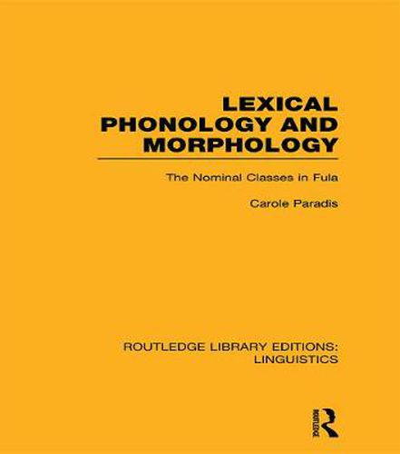 Cover image for Lexical Phonology and Morphology