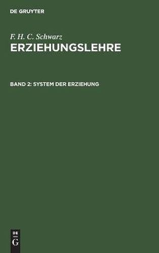 Cover image for System Der Erziehung