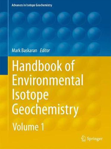 Cover image for Handbook of Environmental Isotope Geochemistry