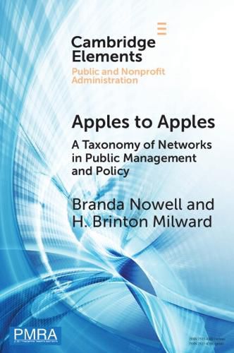 Cover image for Apples to Apples: A Taxonomy of Networks in Public Management and Policy