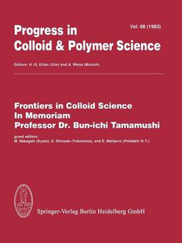 Cover image for Frontiers in Colloid Science In Memoriam Professor Dr. Bun-ichi Tamamushi