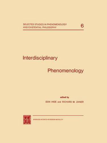Cover image for Interdisciplinary Phenomenology
