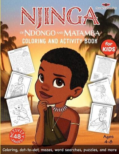 Cover image for Njinga of Ndongo and Matamba Coloring and Activity Book