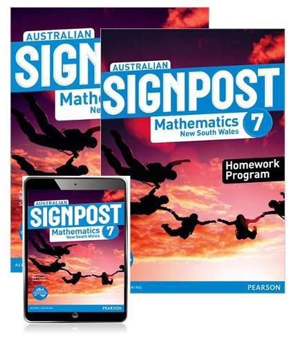 Cover image for Australian Signpost Mathematics New South Wales  7 Student Book, eBook and Homework Program