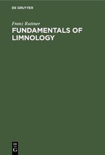 Cover image for Fundamentals of Limnology