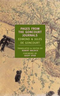 Cover image for Pages From The Goncourt Journals