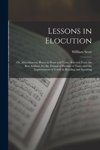 Cover image for Lessons in Elocution