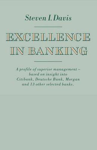 Excellence in Banking