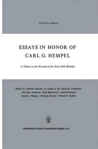 Cover image for Essays in Honor of Carl G. Hempel: A Tribute on the Occasion of his Sixty-Fifth Birthday