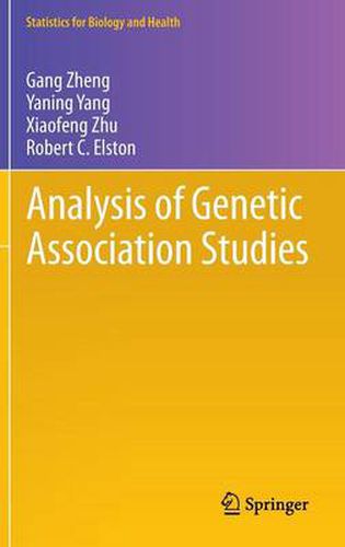 Cover image for Analysis of Genetic Association Studies
