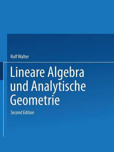 Cover image for Lineare Algebra Und Analytische Geometrie