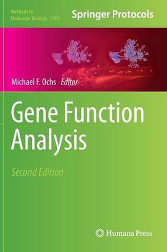 Cover image for Gene Function Analysis