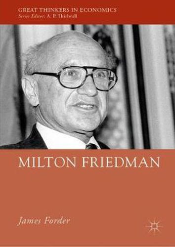 Cover image for Milton Friedman