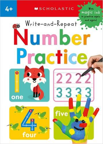 Cover image for Write-And-Repeat Number Practice: Scholastic Early Learners (Write-And-Repeat)
