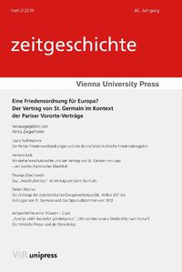 Cover image for Eine Friedensordnung fur Europa?: Der Vertrag von St. Germain im Kontext der Pariser Vororte-Vertrage