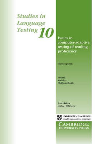 Issues in Computer-Adaptive Testing of Reading Proficiency