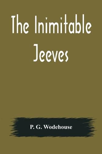 Cover image for The Inimitable Jeeves