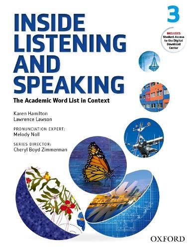 Cover image for Inside Listening and Speaking: Level Three: Student Book: The Academic Word List in Context