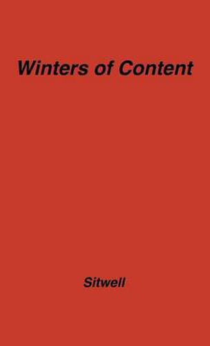 Cover image for Winters of Content: And Other Discursions on Mediterranean Art and Travel